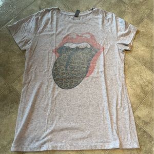 The Rolling Stones Leopard Tongue T-Shirt